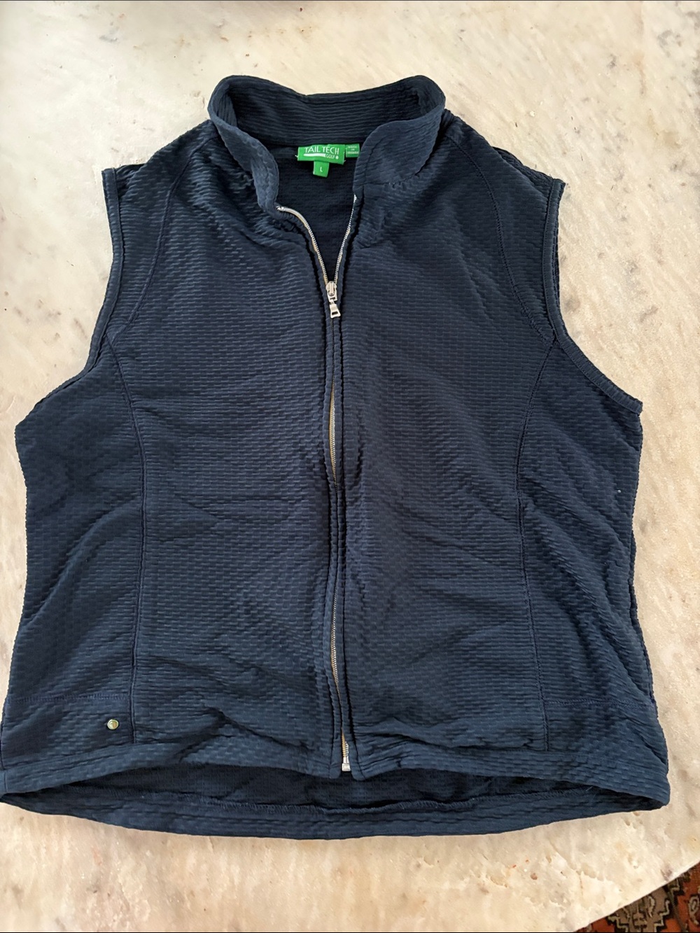 Tail Tech Golf Navy Quilted Sleeveless Vest - Women's